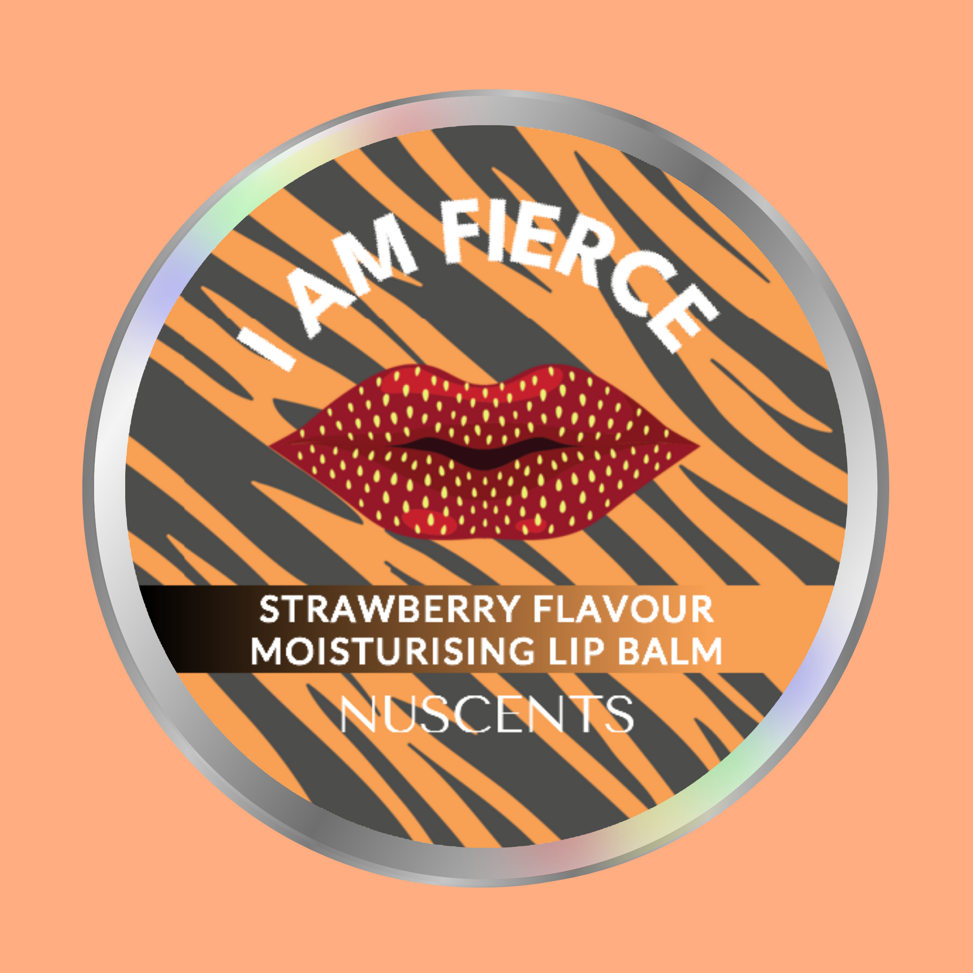 LAST CHANCE I Am Fierce Strawberry Flavour Lip Balm