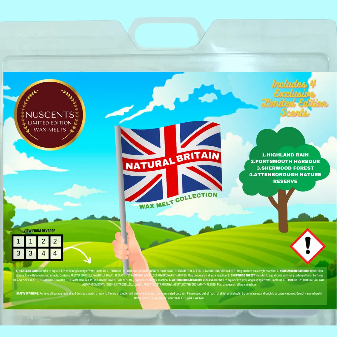 Natural Britain Wax Melt Scent Collection Box