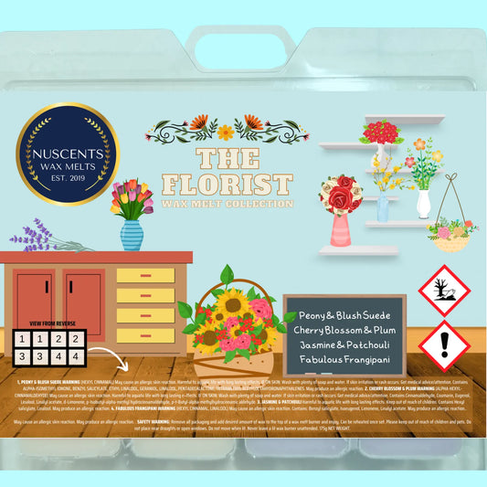 The Florist Wax Melt Scent Collection Box
