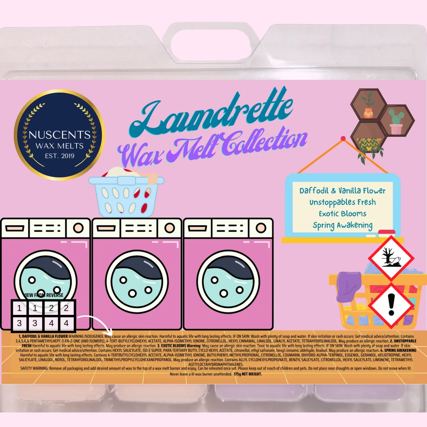 The Laundrette Wax Melt Scent Collection Box