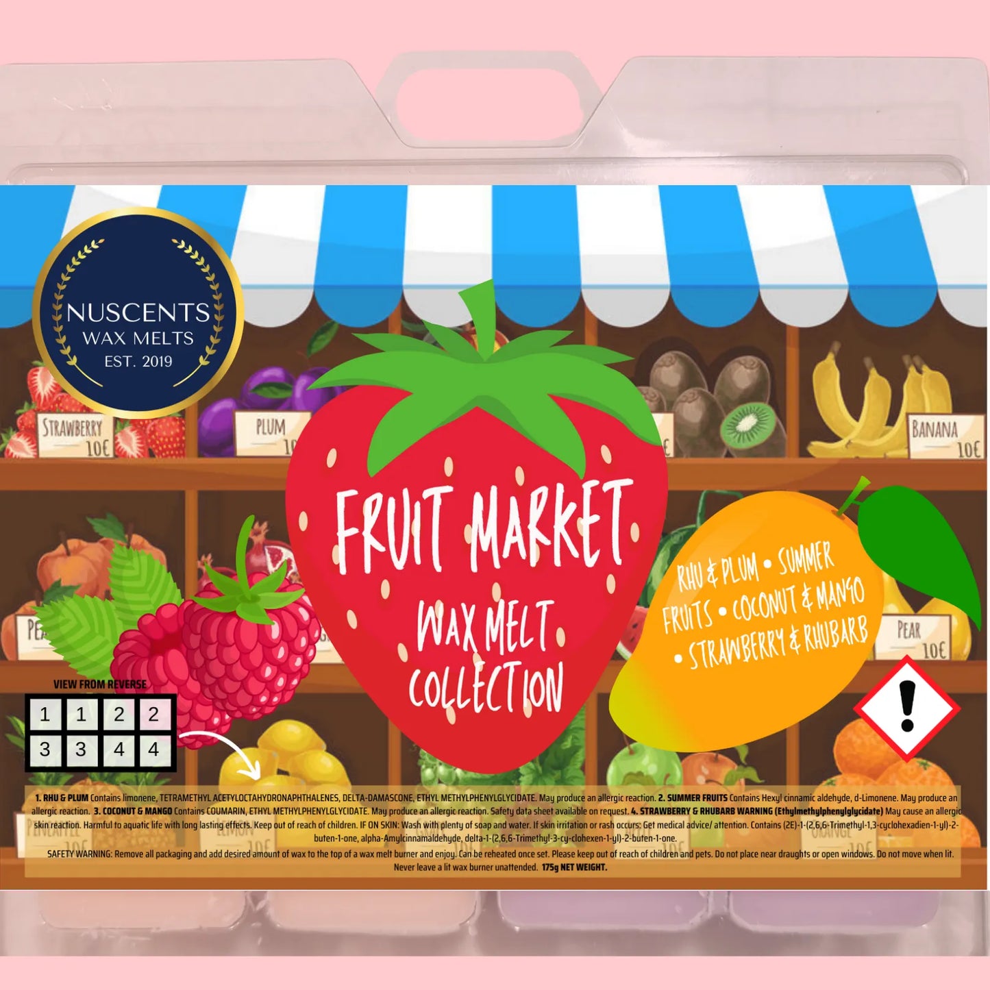Fruit Market Wax Melt Scent Collection Box
